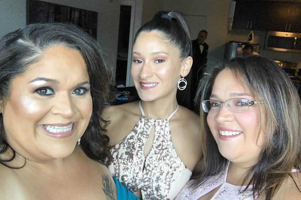 Wedding guest makeup