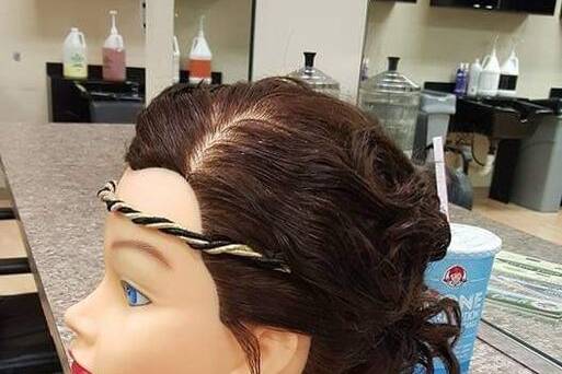 Face framing curls