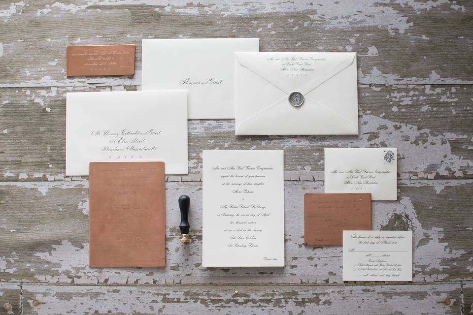 Engraved Invitation Suite