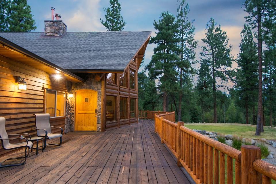 Lodge Front Porch