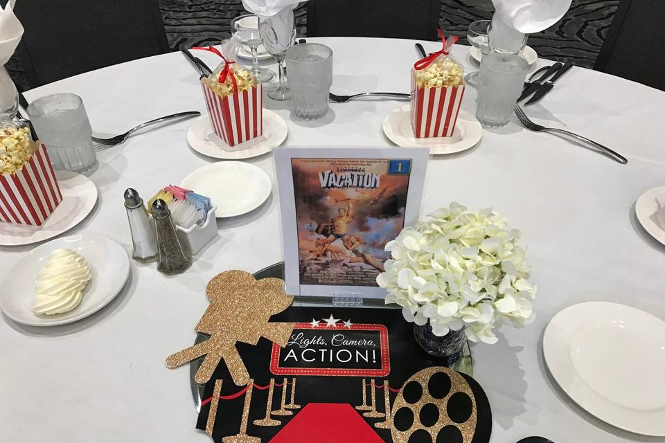 Movie Theme Centerpieces