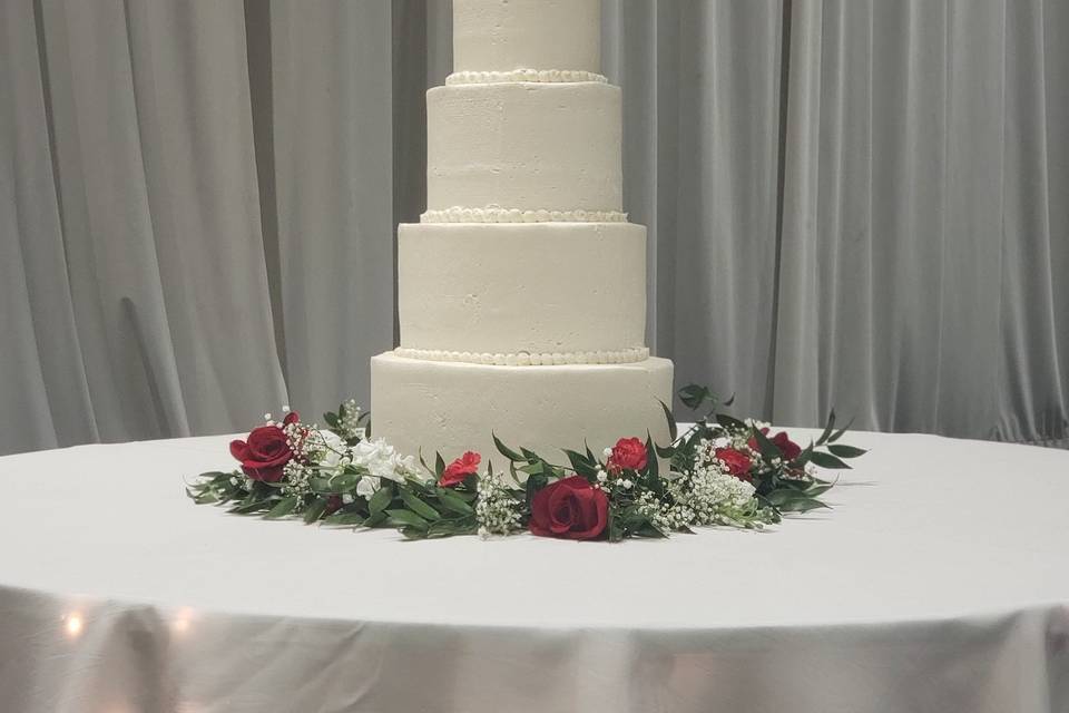 Basic 4 tier cake