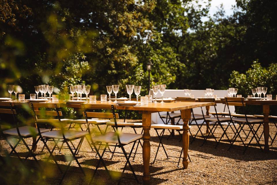 Rustic wedding venue