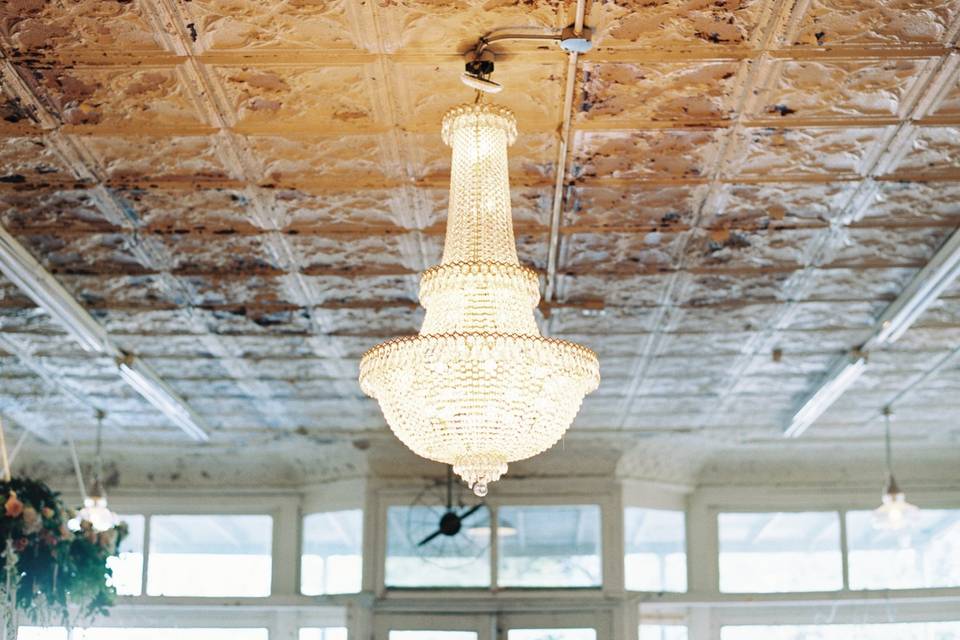 Vintage chandelier.