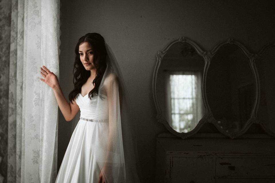 Moody Bridal Portrait