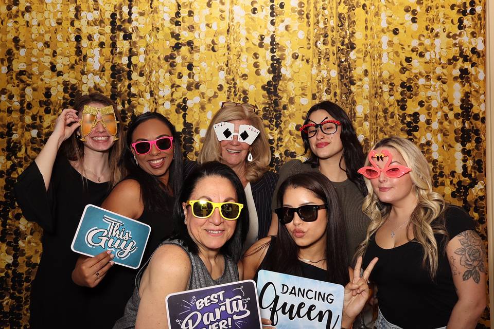 Photo booth - champagne