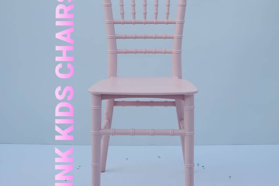 Pink Kids Chiavari Chairs