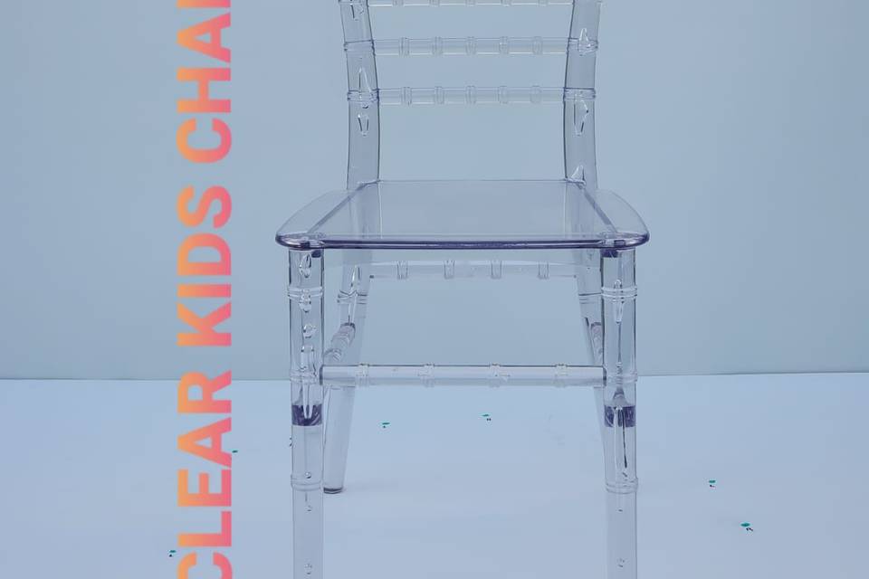 Clear Kids Chiavari Chairs