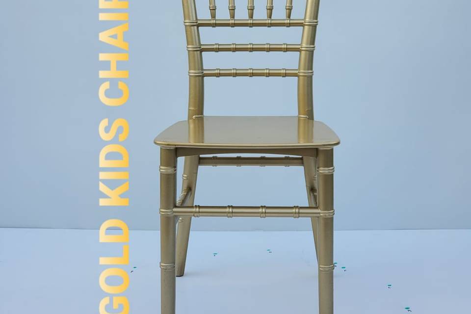 Gold Kids Chiavari Chairs