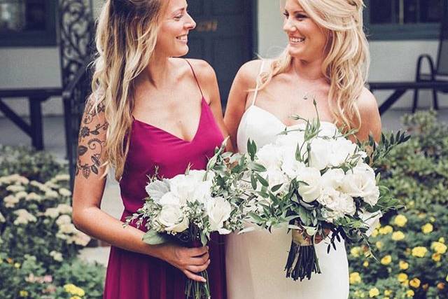 Bride & MOH cocoa custom
