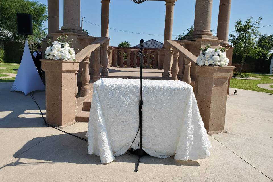 Ceremony with Condensed mic
