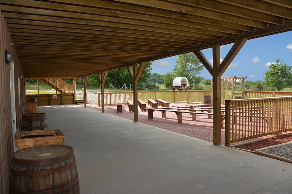 Covered patio