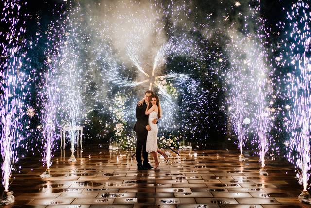Romantic moment