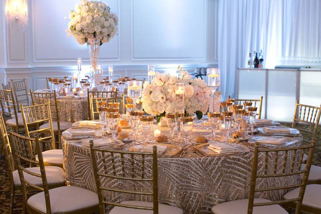 Round table setting