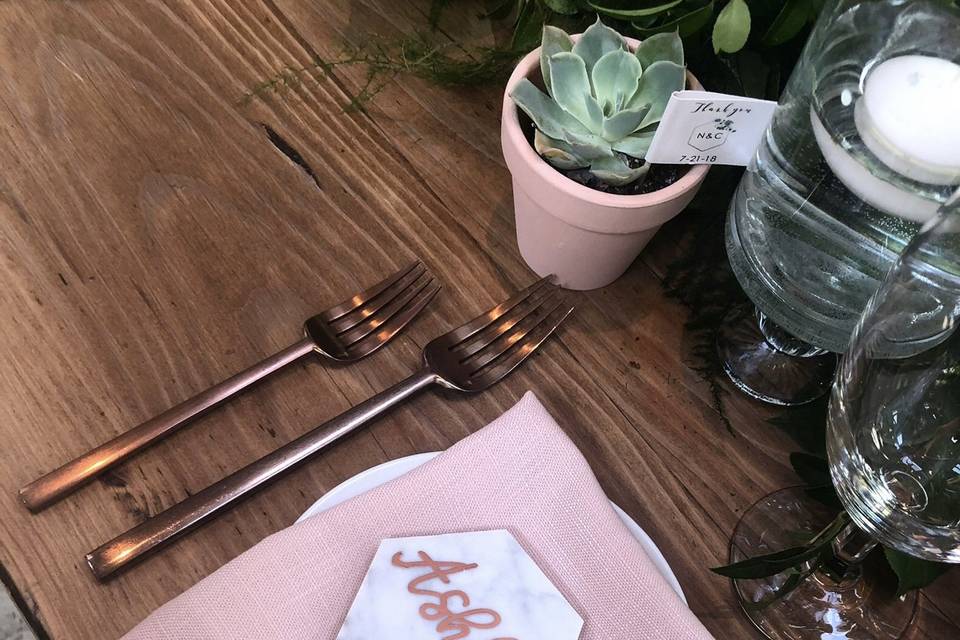 Cute table placing