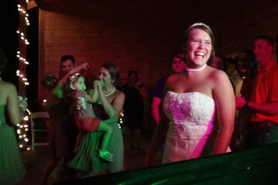 Happy bride