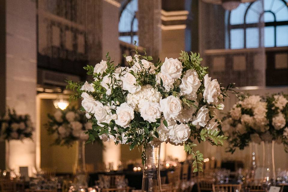 Floral Centerpieces in DTLA