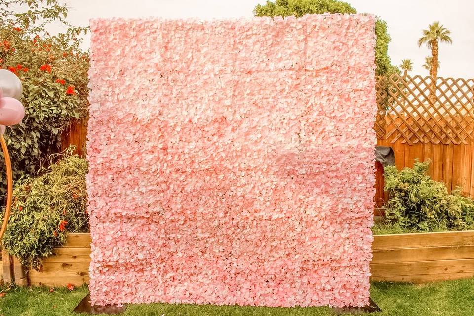 Pink Floral Backdrop 1