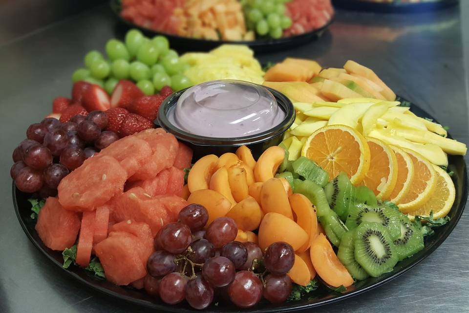 Fruit platters - Wedding catering options for every style, budget and diet.