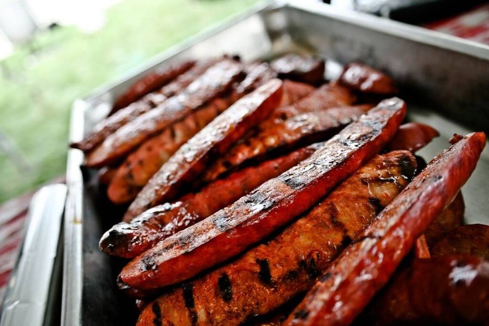 Grilled Kielbasa - Wedding catering options for every style, budget and diet.