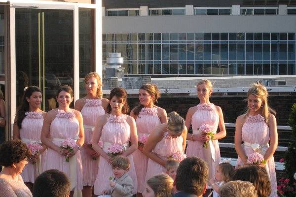 Bridesmaids dresses from Arzelles