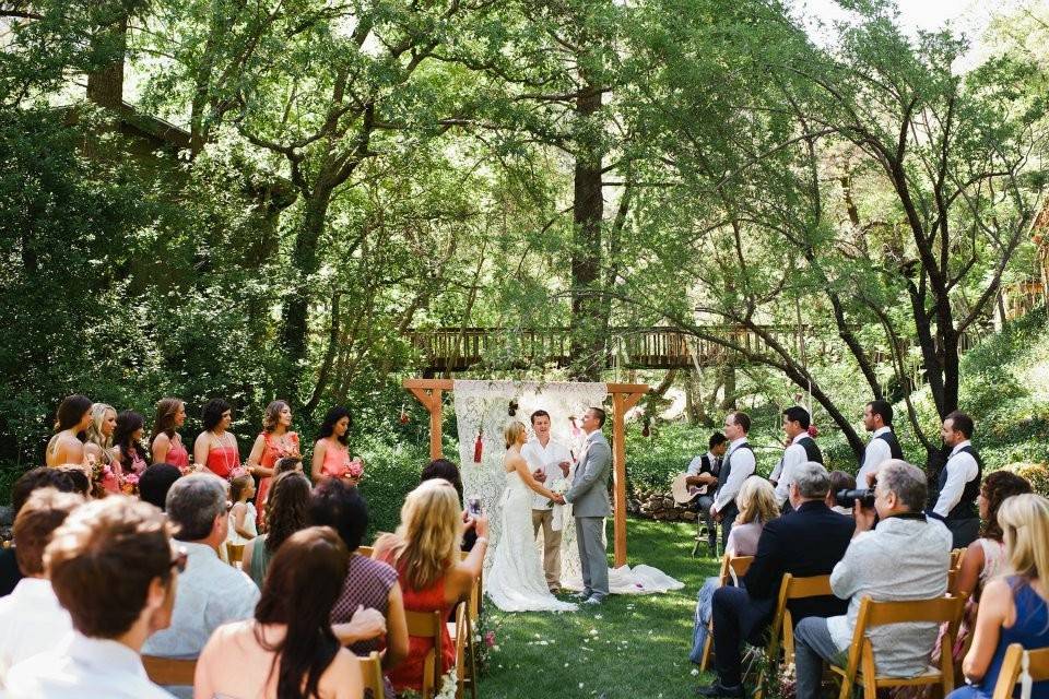 Outdoor ceremony