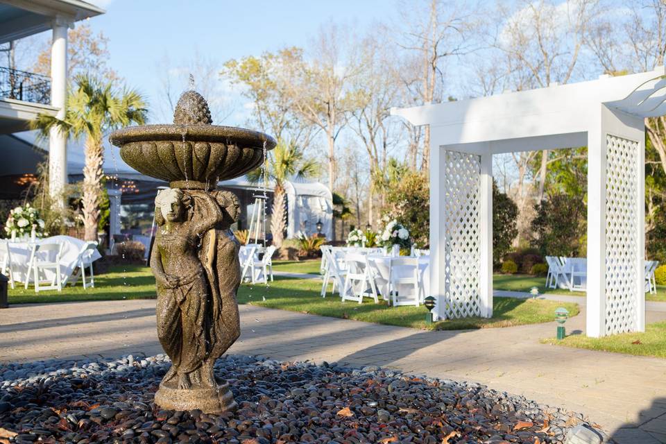 Outdoor wedding venue