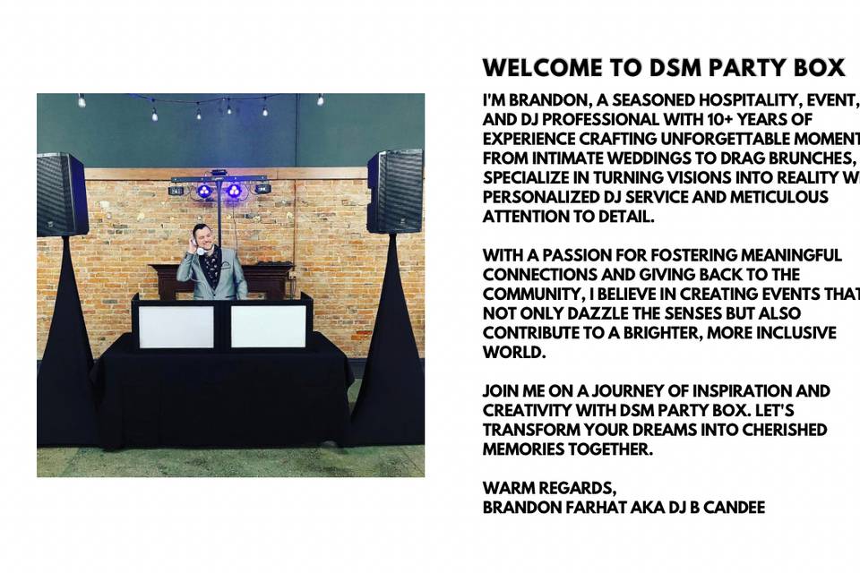 Welcome to DSM Party Box