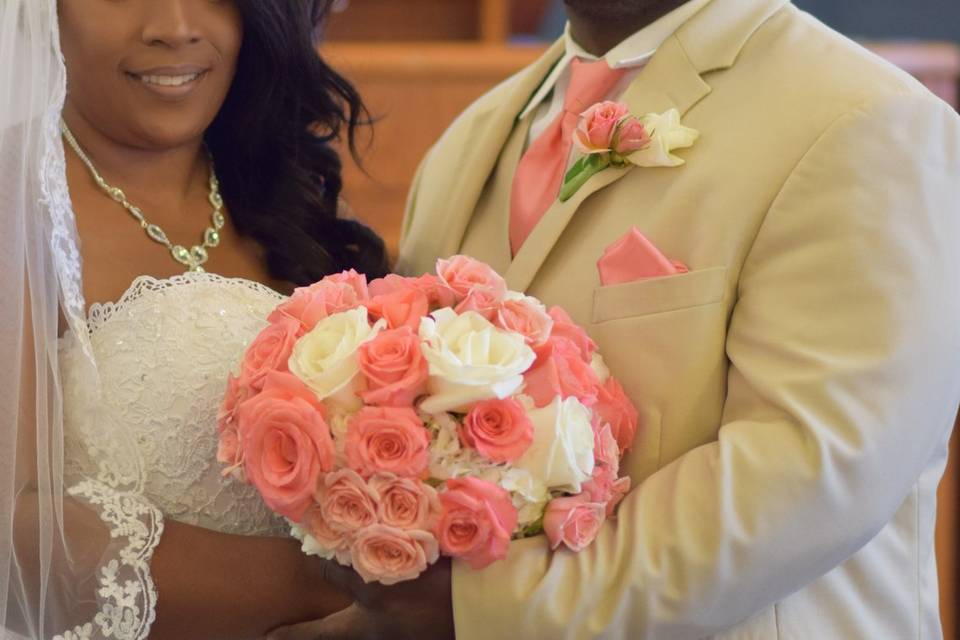 Bride and groomLovely bride