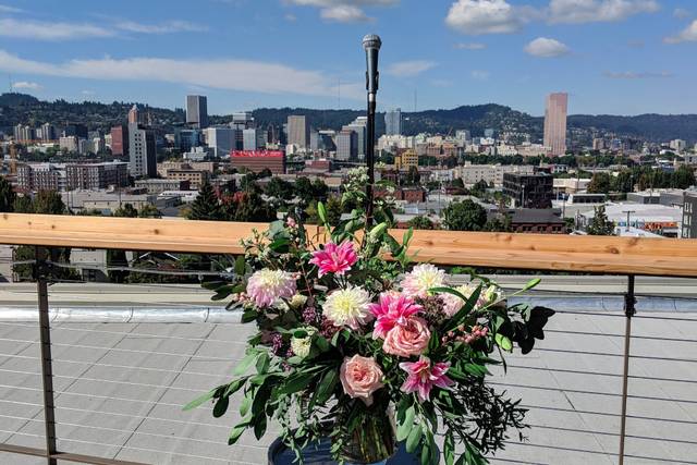 Roof Deck view of thecity