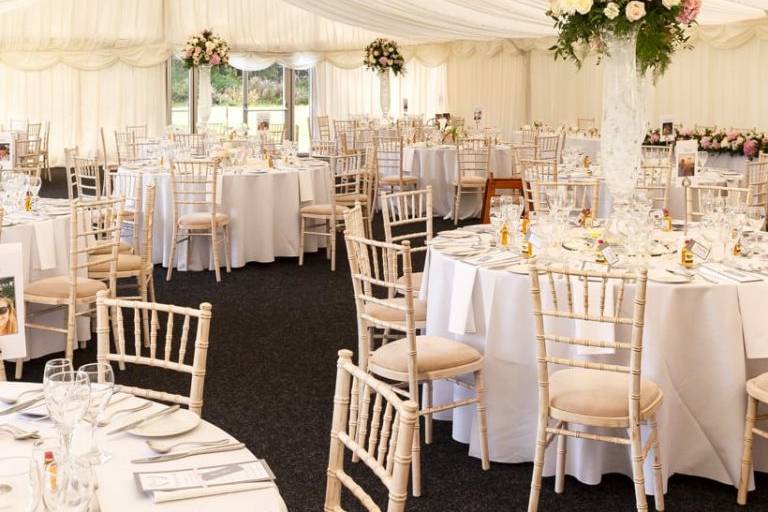 Elegant marquee wedding