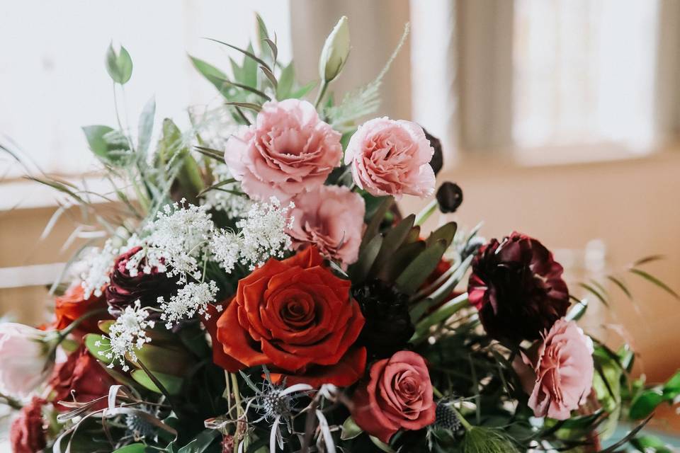 Custom floral centerpieces