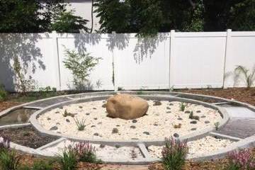 Rock meditation garden