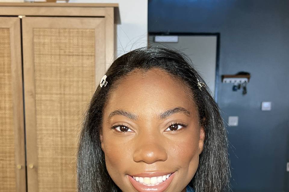 Headshot makeup