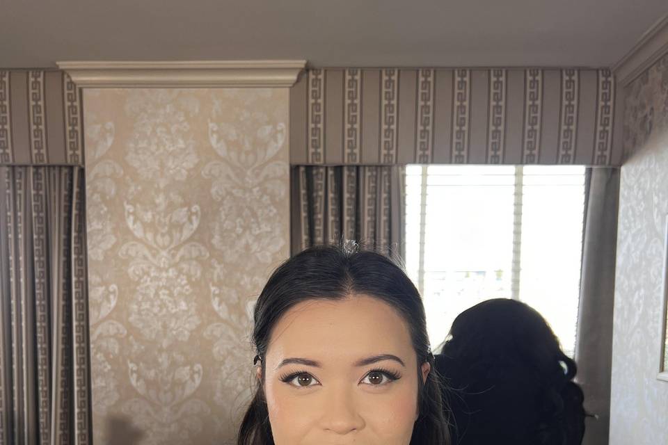 Bridesmaid soft glam
