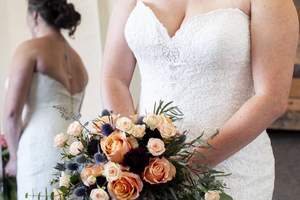 Mature bridal makeup + updo