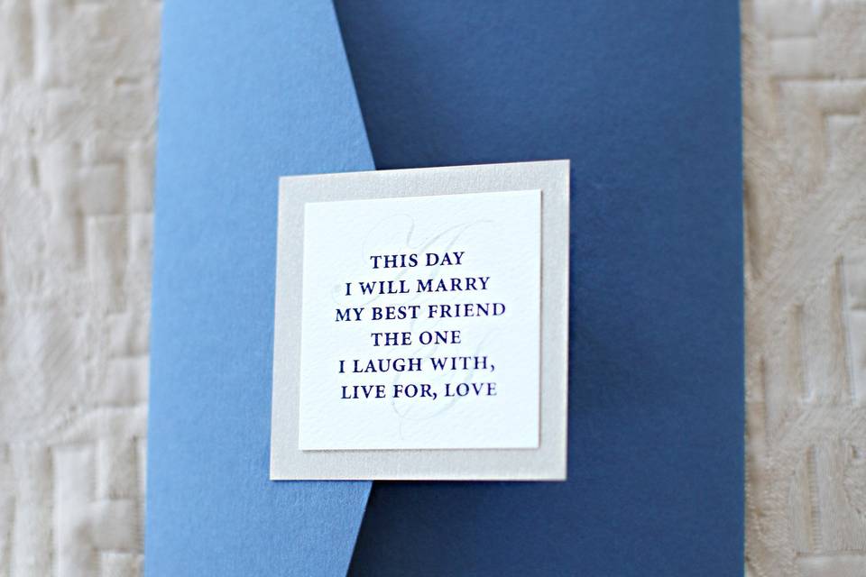 Wedding invite - Jeri Houseworth Photography