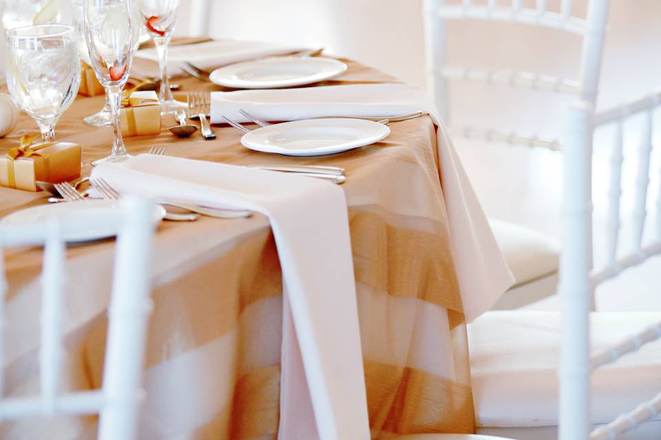 Reception table and chairs - Jeri Houseworth Photography