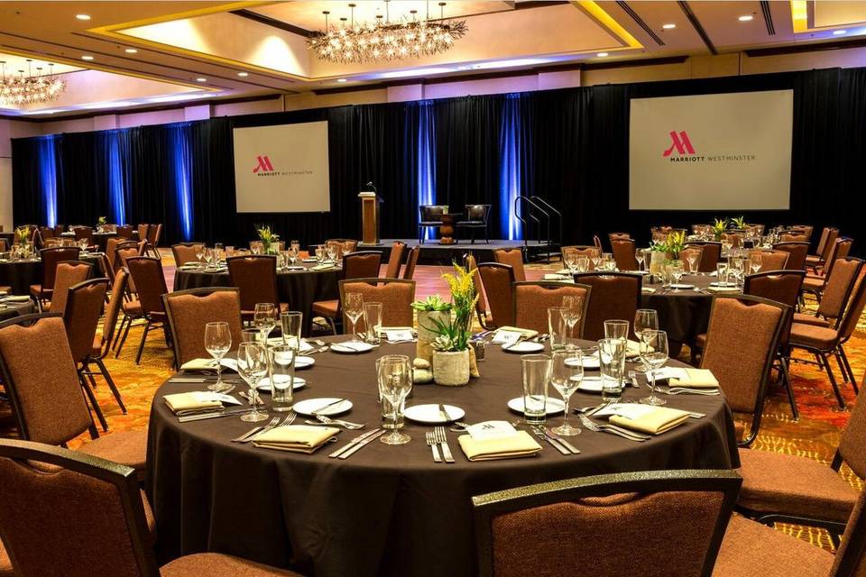 Marriott Ballroom - Banquet seating - Denver Marriott Westminster