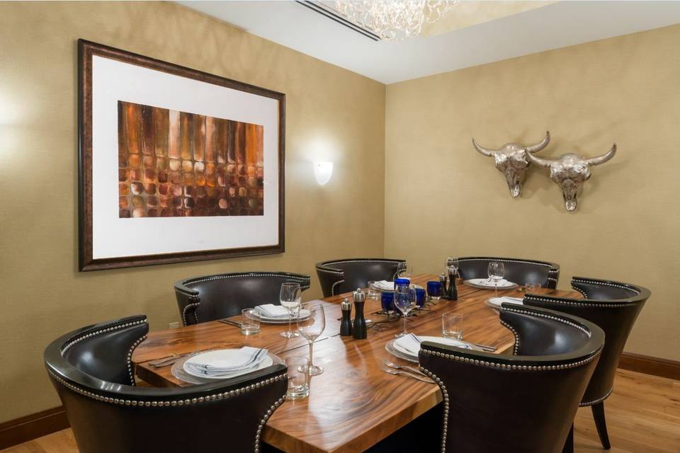 Private Dining Room within Tiller's Kitchen - Denver Marriott Westminster