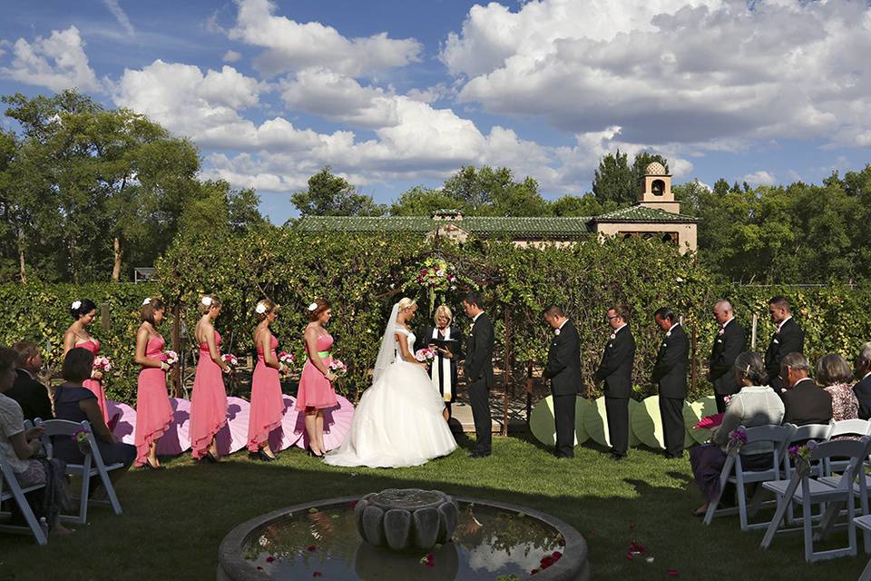 Outdoor ceremony