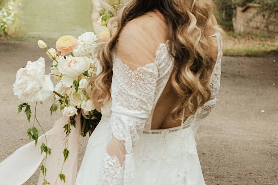 Bridal hair