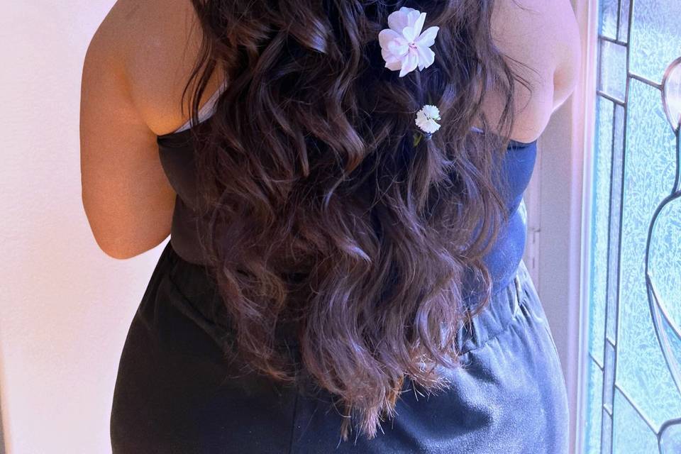 Bridal hair