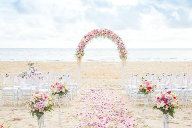 Beachfront Floral Arch