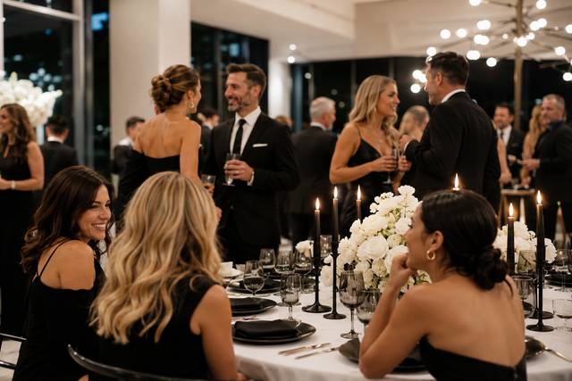 Chic Black & White Wedding Soi