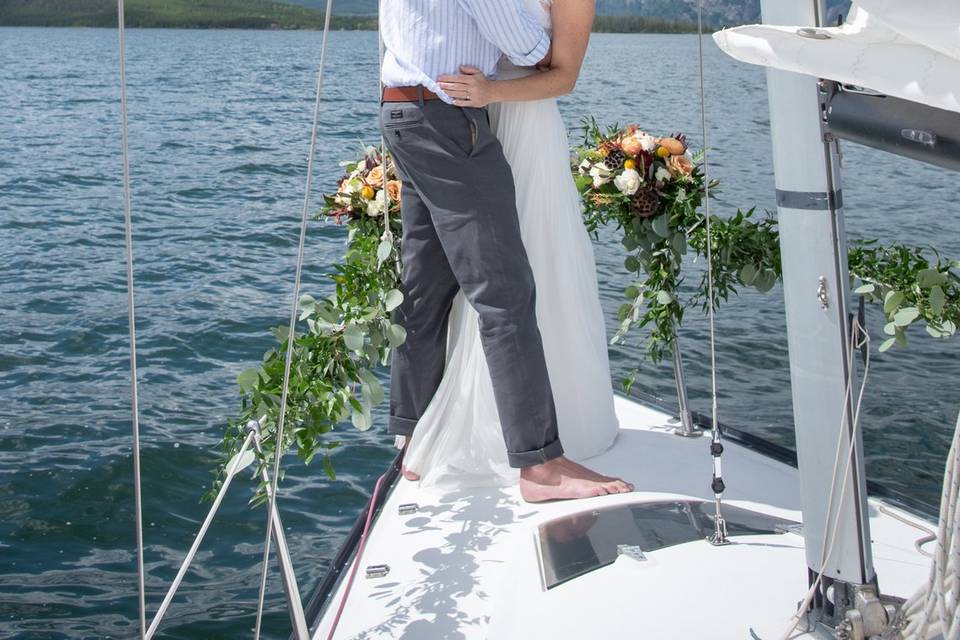 Sailboat elopement