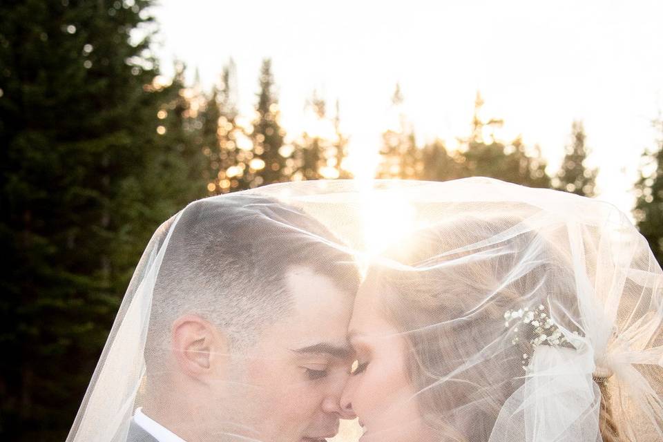 Mountain top wedding