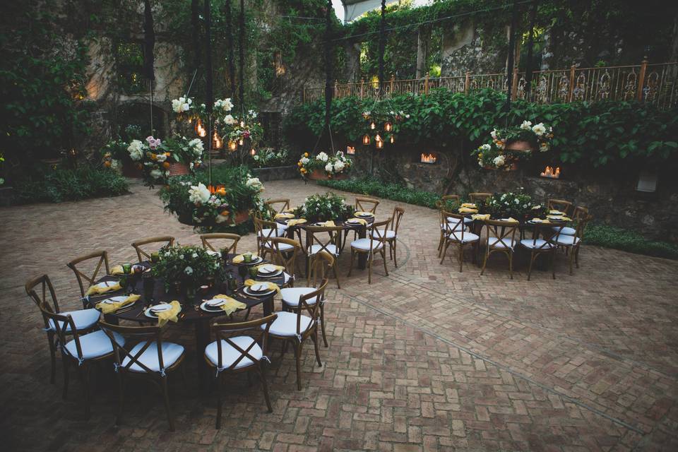 Reception layout at Haiku Mill