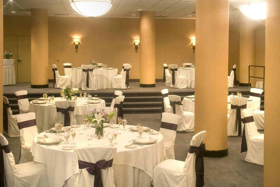 Wedding reception area