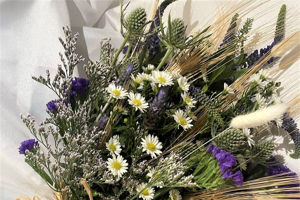 Wildflower bridal bouquet